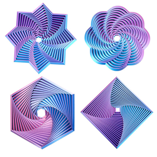 Mydhall fractal fidget hexagon front view supports focus and calm during work