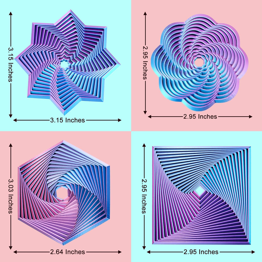 Mydhall fractal fidget square pattern view sparks mindful exploration