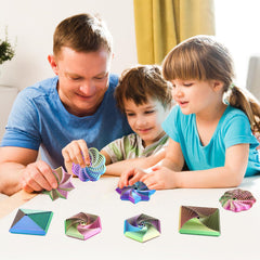 Mydhall fractal spiral flower 4pcs delivers soothing tactile engagement.