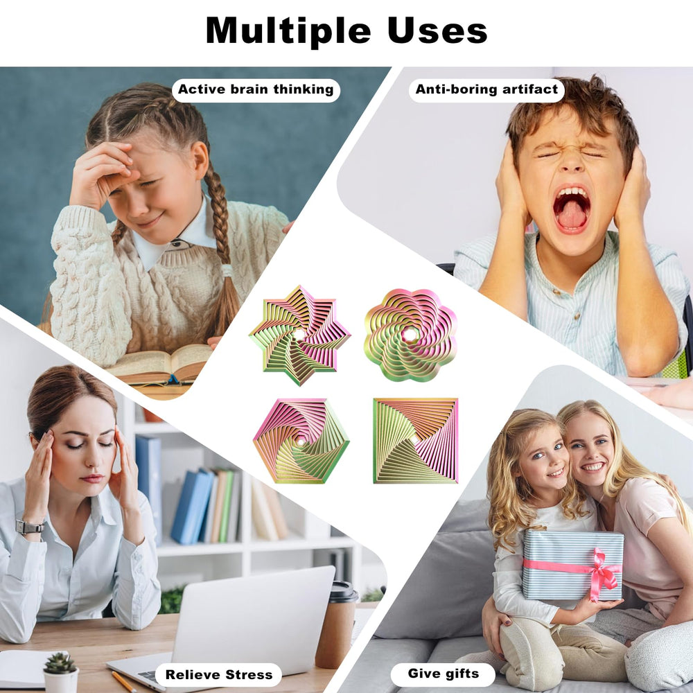 Mydhall fractal square 4pcs supports focus and tension relief.