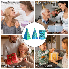 Mydhall Impossible Cone blue-green finish adds desk color