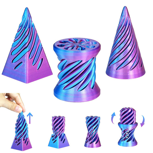 Mydhall impossible cone outer shell showing dual-part design for tactile fascination