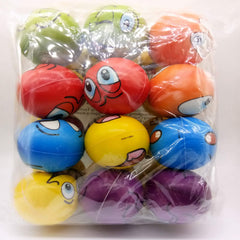 Mydio stress balls packaging display highlighting color variety