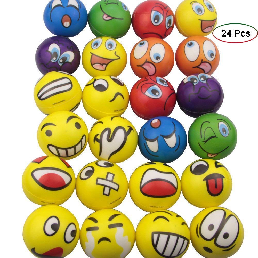 Mydio stress balls with rainbow pattern for parties and gifts