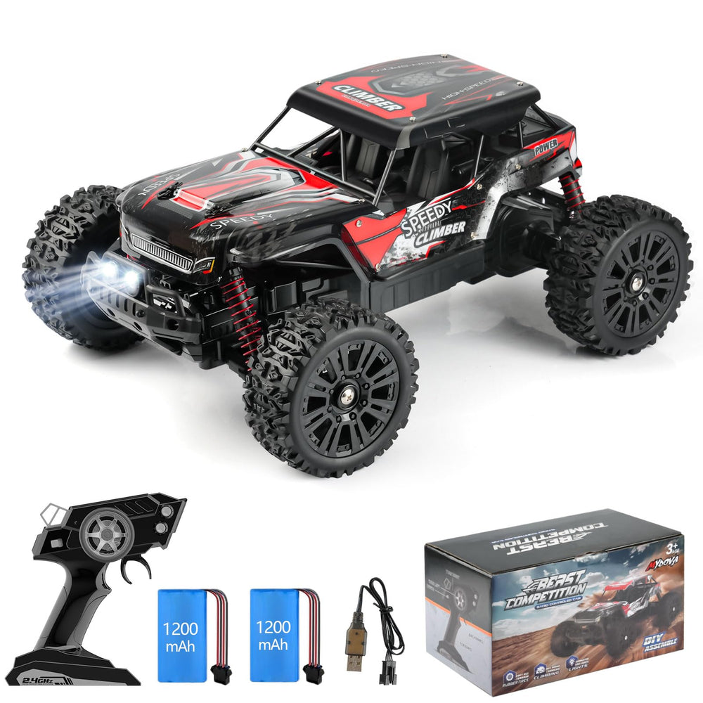 MYDOVA 1:14 assembled RC car ready for action on display