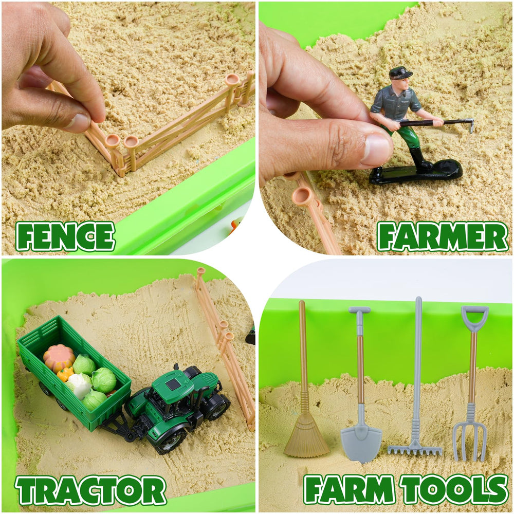 Mydova Farm Animals Figures inspire lifelike farm play scenes