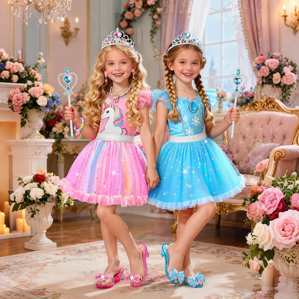Myfolrena fairy headband and wand add magical flair to pretend play.