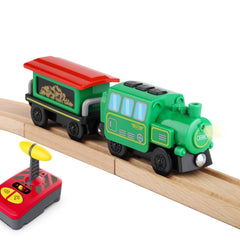 MyKaFort remote train engine with lights for engaging play