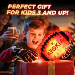 MYOKIA durable rubber football designed for kids' outdoor games
