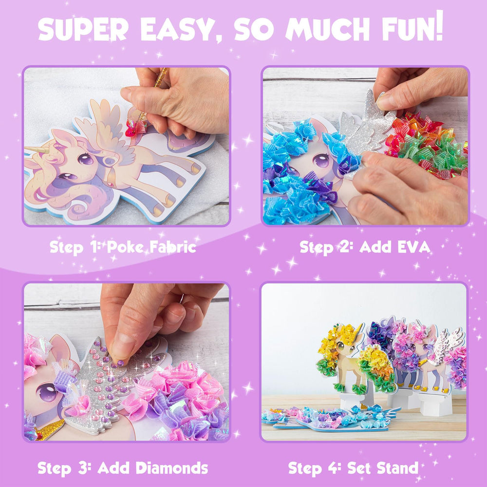 MyPixie Poke Art Kit foam princesses for pretend play room decor.
