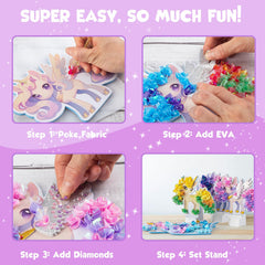 MyPixie Poke Art Kit foam princesses for pretend play room decor.