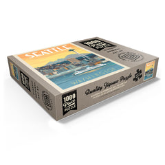 MyPuzzle 1000-piece Puzzle Assembly highlights precision cuts for snug fits.