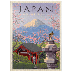 MyPuzzle Japan Mount Fuji 1000-piece puzzle with vibrant colors for immersive play.