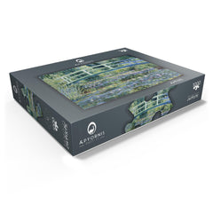 MyPuzzle vibrant Monet colors aid immersive puzzle solving.