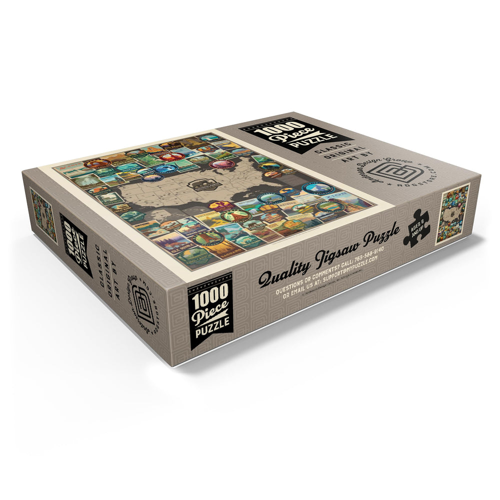 MyPuzzle63 blue puzzle cardboard highlights premium thickness and durability