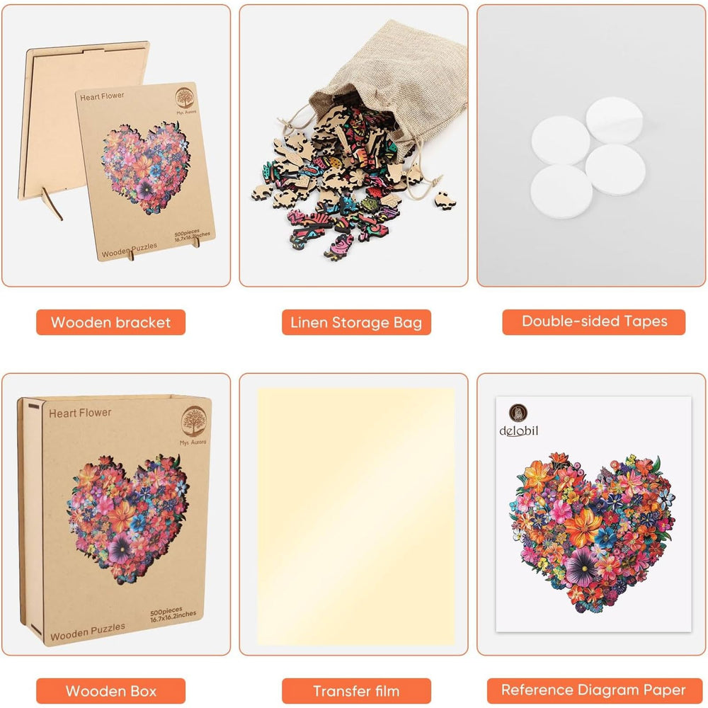 Mys Aurora puzzle storage box keeps pieces organized after play.