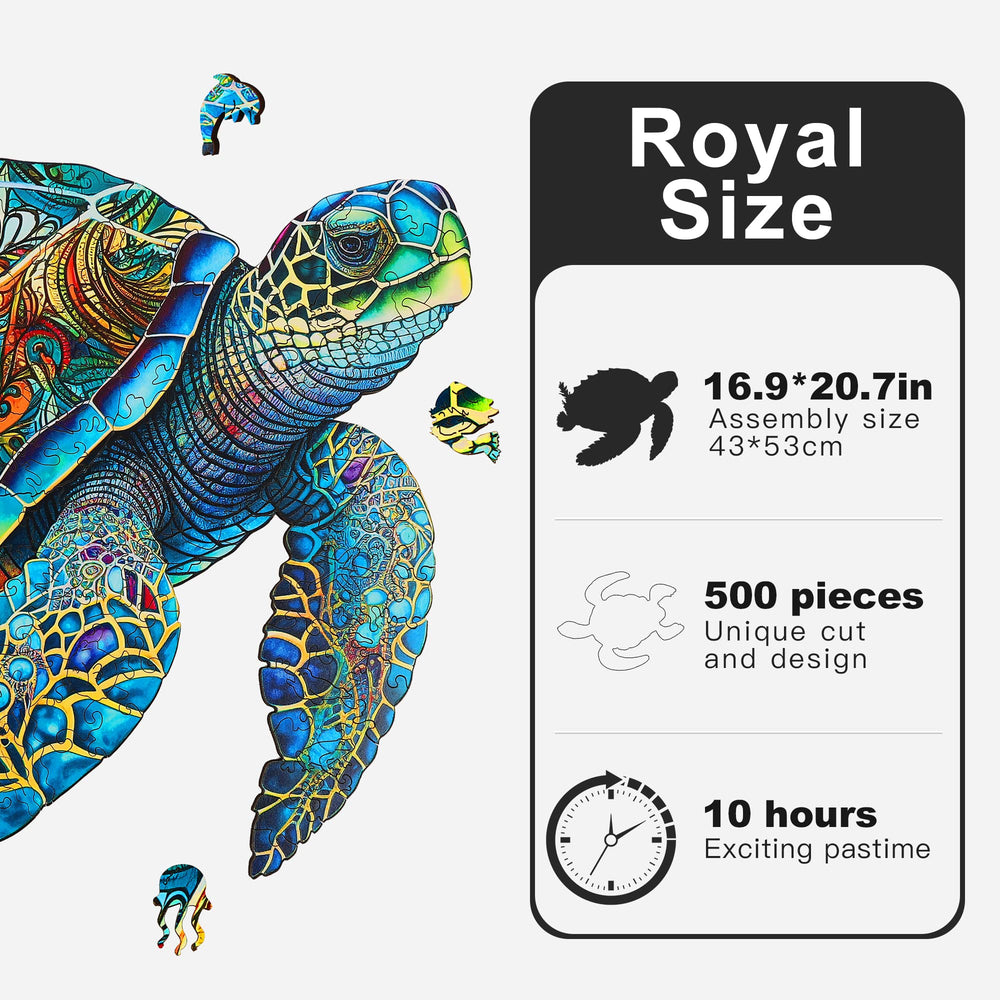 Mys Aurora wooden puzzle with 5mm pieces offers durable, tactile assembly.