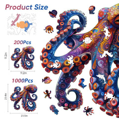 Mys Aurora Wooden Puzzle 5mm thick pieces offer durable, satisfying handling