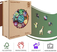 Mys Aurora wooden storage box for gifting and storage