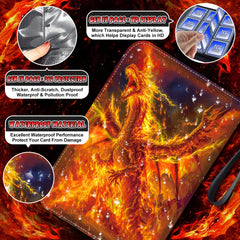 Compact 9-pocket layout fits up to 1008 cards for MTG and more