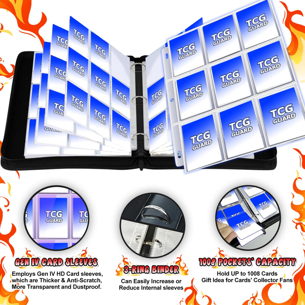 MYTCG 1008 EVA foam padding cushions cards during travel.