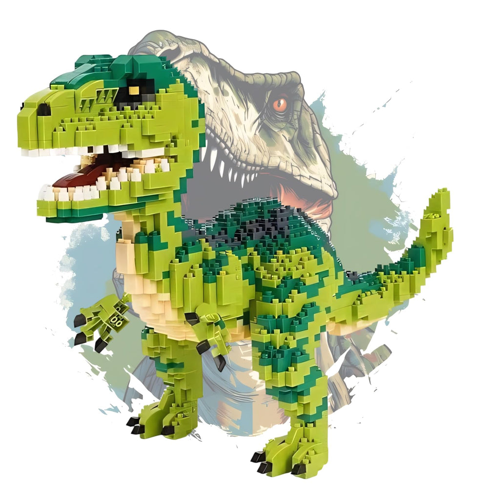 Myth Qholve Velociraptor color pattern and sharp teeth for authentic look.