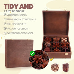 Mytothfy brain teaser coffee table centerpiece adds elegant display for gatherings.