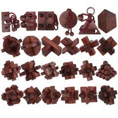 Mytothfy brain teaser wooden puzzle front view with interlocking design for focused thinking