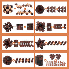 Mytothfy interlocking 3D puzzles with varied difficulty boost mental agility.
