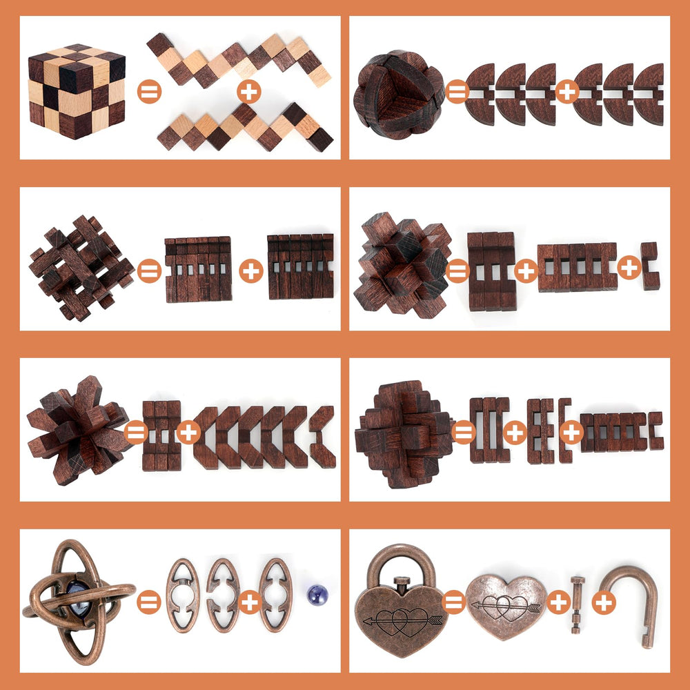 Mytothfy metal 3D puzzles showing durable construction for long-lasting brain challenges.