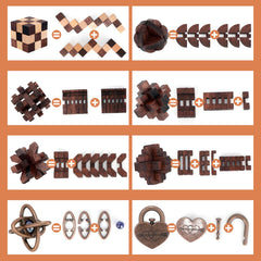 Mytothfy metal 3D puzzles showing durable construction for long-lasting brain challenges.