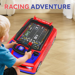 Mytothfy Musical Steering Wheel digital display highlighting traffic scenarios during play.