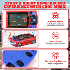 Mytothfy Musical Steering Wheel suction cups base ensuring stable play on flat surfaces.
