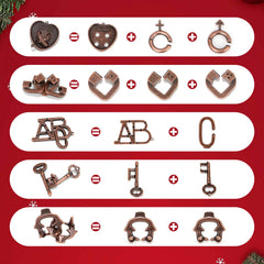 Mytothfy wooden interlocking puzzles collection for hands-on logic practice.