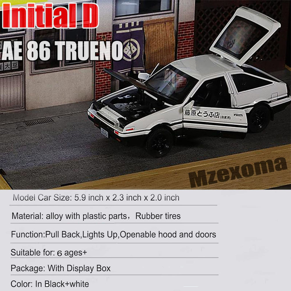Mzexoma window gift box packaging presents the AE86 attractively