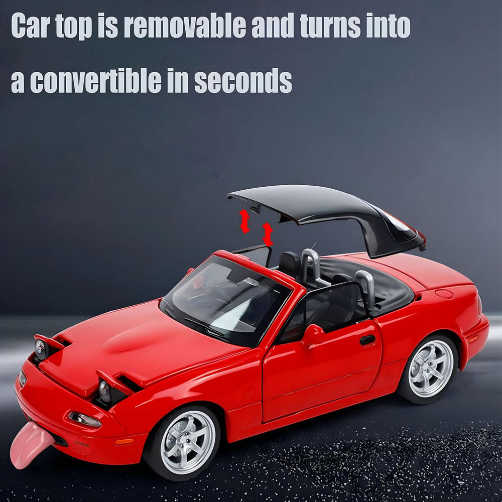 Mzexoma MX-5 removable roof showcases convertible mode for storytelling fun
