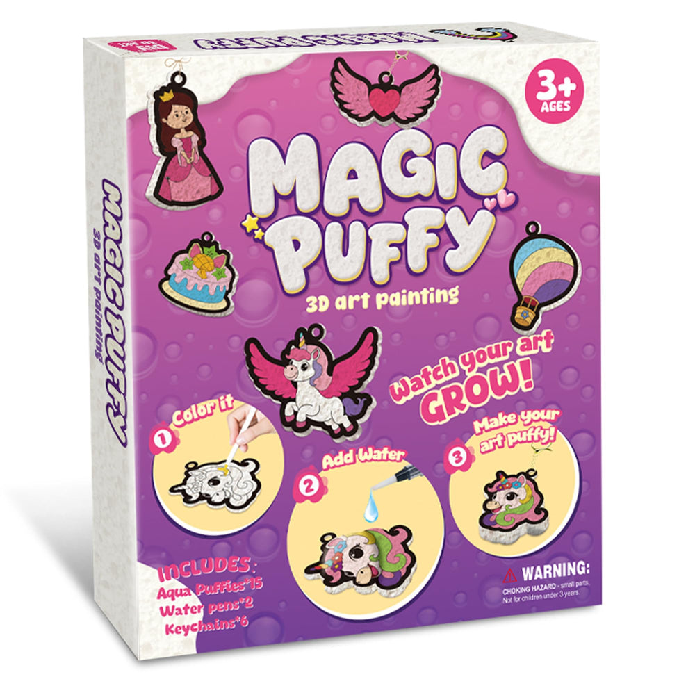 MZYTOZA Aqua Puffs princesses and unicorns 3D art demo sparks imaginative play