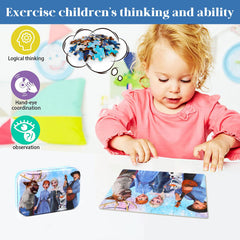 MZZOTOY bright-color puzzle with vivid pieces engages kids during play.