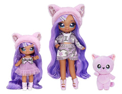 Na Na Na Surprise Lavender Kitty Family window box display for gifting