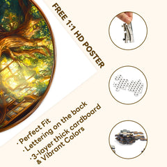 NABYSHOP round-puzzle-26-6-inches ideal for large table layouts.