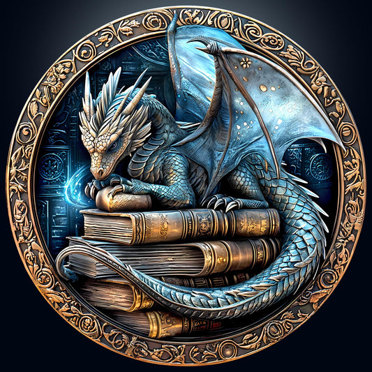 NABYSHOP round puzzle 3D visual dragon for immersive focus and calm