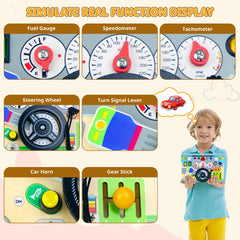 Naeqieo busy board driving scene to spark imagination during learning