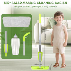 Naerza Kids Mop ergonomic handle for easy grasp by toddlers.