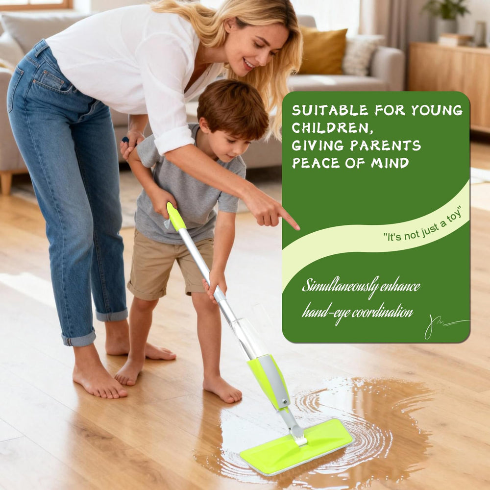 Naerza Kids Mop promotes role-play and family bonding through chores.