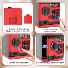 NAFEIV Piggy Bank automatic money scroll simplifies saving.