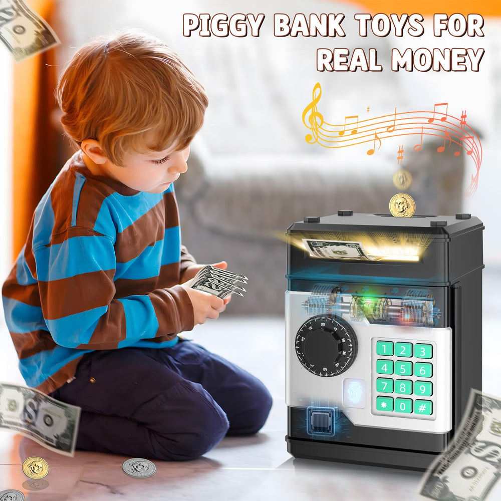 NAFEIV Piggy Bank fingerprint unlock for quick, secure entry