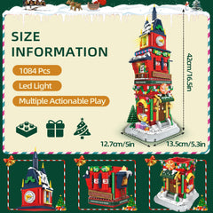 NAFONRU Christmas Tower as a thoughtful gift idea for builders and holidays lovers.