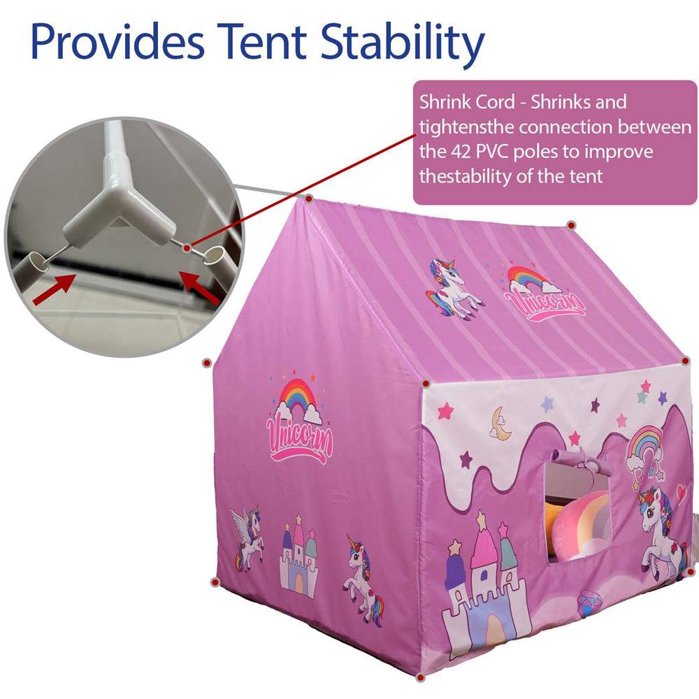Naibrxh Princess Unicorn Castle Playhouse includes warranty support for peace of mind