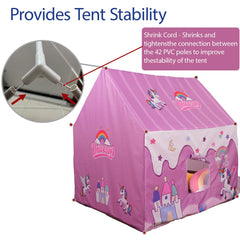 Naibrxh Princess Unicorn Castle Playhouse includes warranty support for peace of mind