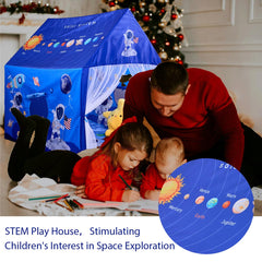 Naibrxh Space Rocket Tent being used by kids during playtime